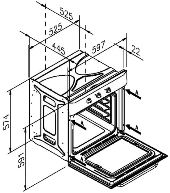 Духовой шкаф Zigmund Shtain EN 112.511 M (preview 2)
