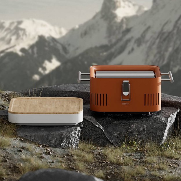 Портативный угольный гриль-барбекю BORK G503 or (preview 14)