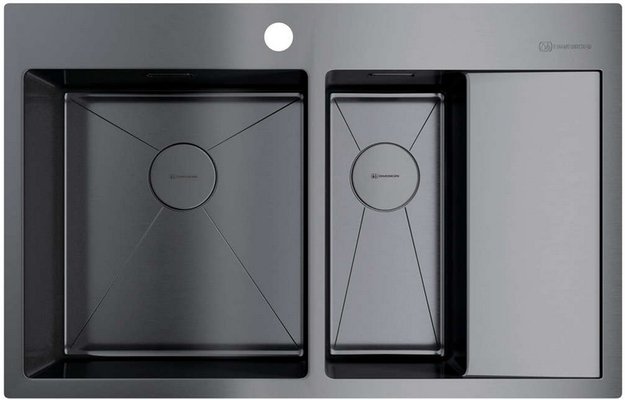 Мойка Omoikiri AKISAME 78-2 GM L new крыло справа (preview 1)