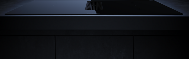 Индукционная варочная панель с вытяжкой Kuppersbusch KMI 8350.0 SR Black Chrome (preview 4)