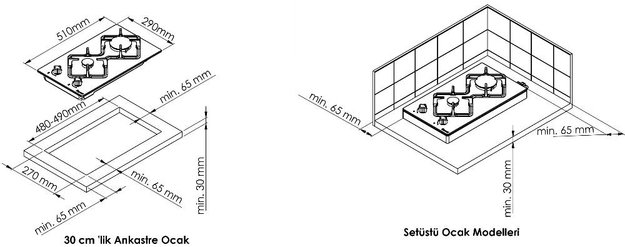 Газовая варочная панель-домино Kuppersberg FS 32 W (preview 6)
