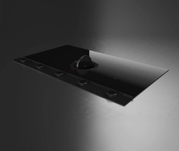 Варочная панель с вытяжкой Elica NIKOLATESLA UNPLUGGED BL/F/90 (preview 2)