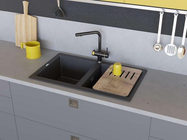 Мойка Omoikiri Banzen 86-2 GR (preview 4)