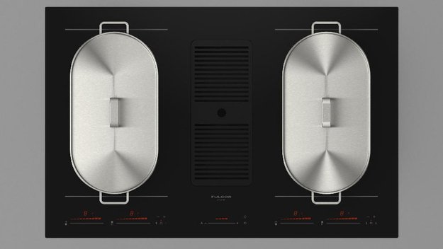 Варочная панель с встроенной вытяжкой Fulgor Milano FCLHD 8041 HID TS BK2 (preview 4)