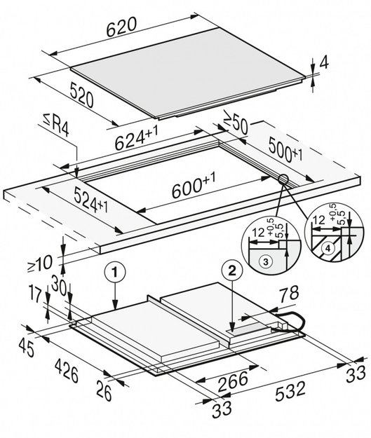 Варочная панель Miele KM 7867-1 FL (preview 3)