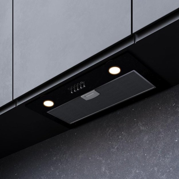 Встраиваемая вытяжка Krona LUISA 600 GLASS BLACK PB (preview 2)