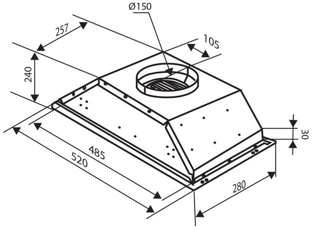 Вытяжка Zigmund Shtain K 010.5 B (preview 6)