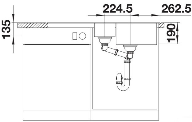 Мойка BLANCO LEGRA 6 S Silgranit черный (preview 4)