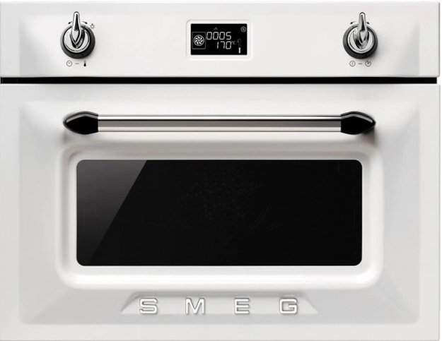 Компактный духовой шкаф с СВЧ Smeg SF4920MCB (preview 1)