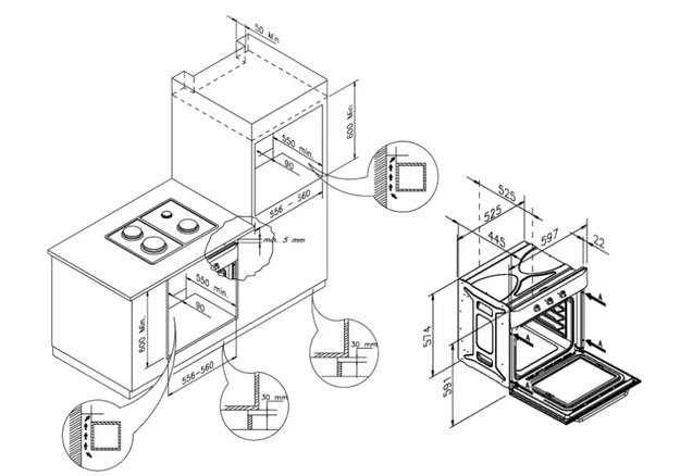 Духовой шкаф Zigmund Shtain BN 09.501 S (preview 6)
