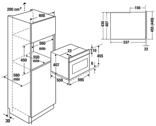 Компактный духовой шкаф с микроволнами Kuppersbusch CBM 6550.0 G2 (preview 4)