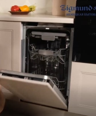 Встраиваемая посудомоечная машина Zigmund Shtain DW 129.6009 X (video 1)