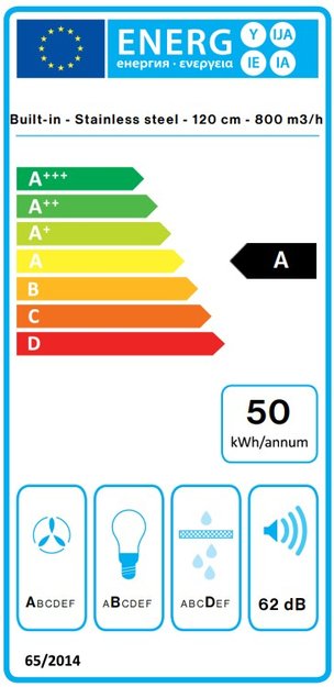 Встраиваемая вытяжка Falmec VIRGOLA NO-DROP TOUCH 120 (preview 9)
