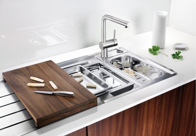 Мойка Blanco Axis 6 II S-IF Steamer Edition крыло слева нержавеющая сталь (preview 4)