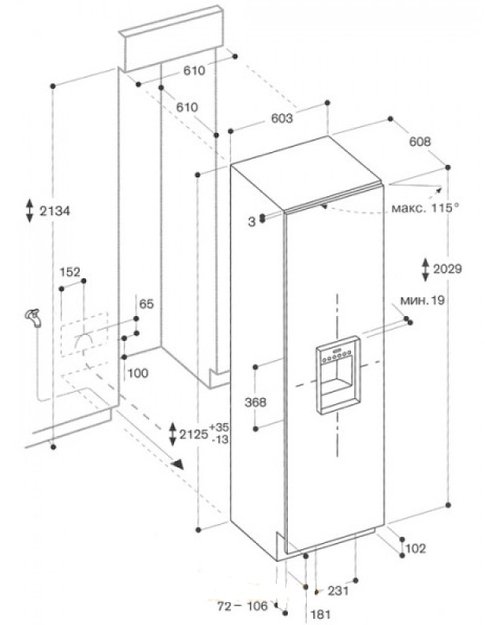 Встраиваемый морозильный шкаф Gaggenau RF 463-300 (preview 2)