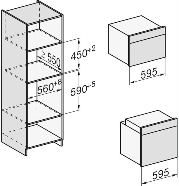 Компактный духовой шкаф с СВЧ Miele H7440 BMX Pearlbeige (preview 5)