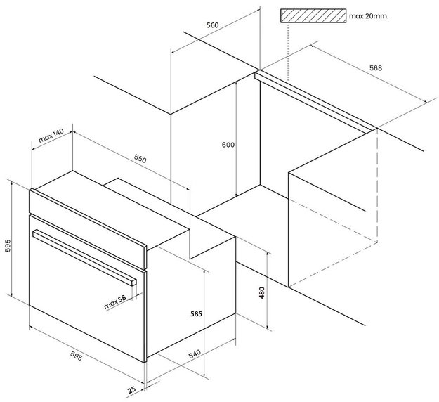 Духовой шкаф Kuppersberg SR 609 C Bronze (preview 7)