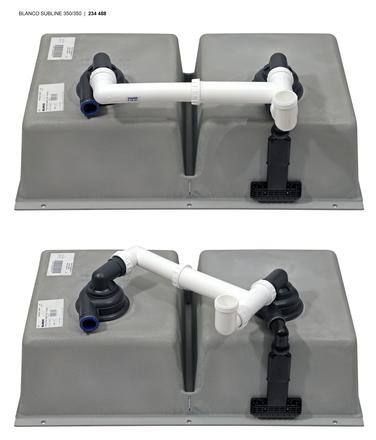 Мойка BLANCO SUBLINE 350/350-U Silgranit серый беж (preview 6)