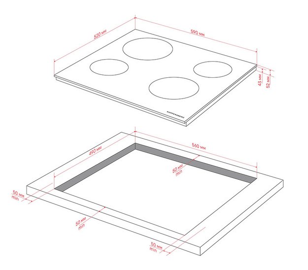 Электрическая варочная панель Kuppersberg ECO 603 (preview 4)