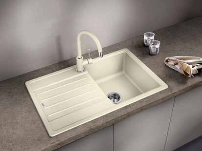 Смеситель Blanco MIDA-S SILGRANIT белый 521457 (preview 5)