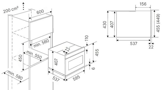Компактный духовой шкаф Kuppersbusch CBP 6332.0 S2 Black Chrome (preview 4)