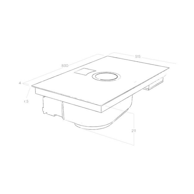 Варочная панель с вытяжкой Elica NIKOLATESLA SWITCH WH/F/83 (preview 4)