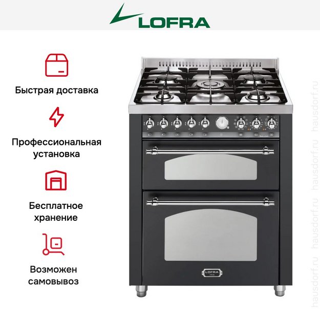 Варочный центр Lofra RNMUD76MFTE/CI Chrome (preview 3)