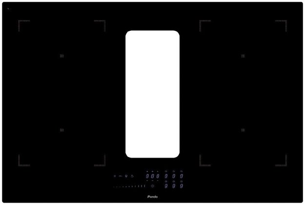 Варочная панель с вытяжкой Pando E-390/78 V.1130 ECO PLUS + DIFUSOR (preview 2)