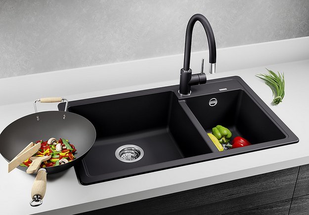 Мойка BLANCO LEGRA 8 SIlgranit кофе, чаша слева (preview 2)