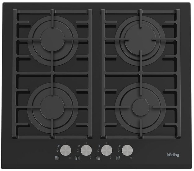 Газовая стеклянная варочная панель Korting HGG 6805 CN (preview 1)