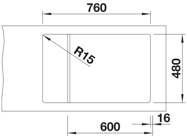 Мойка BLANCO ELON XL 6 S мягкий белый, клапан-автомат (preview 3)