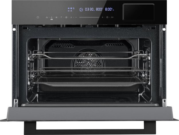Компактный духовой шкаф с СВЧ и паром Weissgauff OEMS 459 PDB Black Edition (preview 2)