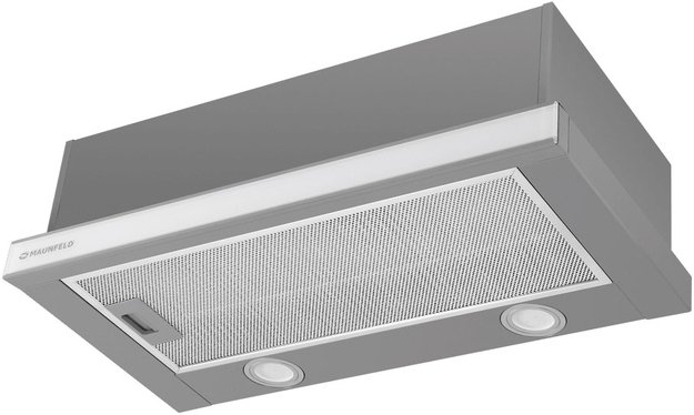 Встраиваемая вытяжка Maunfeld VSQ 60 нержавеющая сталь/белое стекло (preview 1)