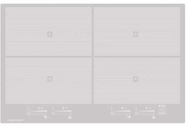 Индукционная варочная панель Kuppersbusch KI 8800.0 GR (preview 1)