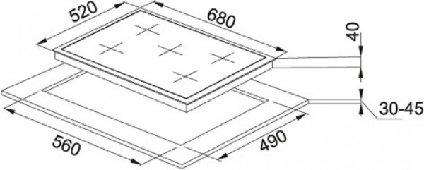 Независимая варочная панель Franke FHGL 705 4G TC BK C (preview 2)