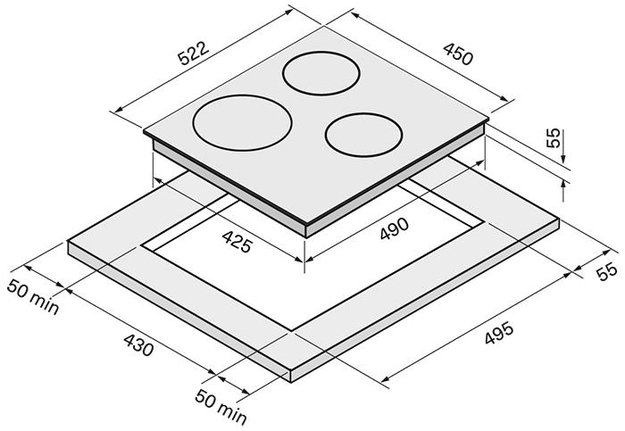 Индукционная варочная панель Krona VENTO 45 IV B (preview 6)
