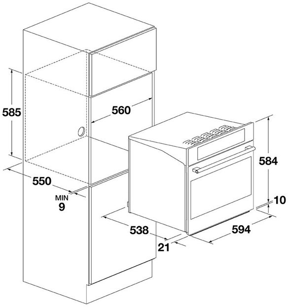 Духовой шкаф Fulgor Milano FCPO 6215 P TEM WH (preview 7)
