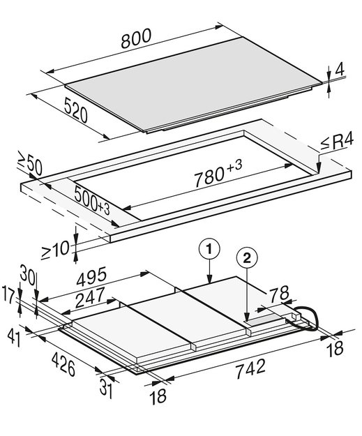 Варочная панель Miele KM 7878-1 FL Diamond (preview 4)