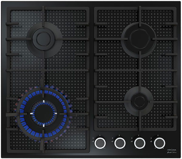 Газовая варочная поверхность KRONA ARDORE 60 BL (preview 1)