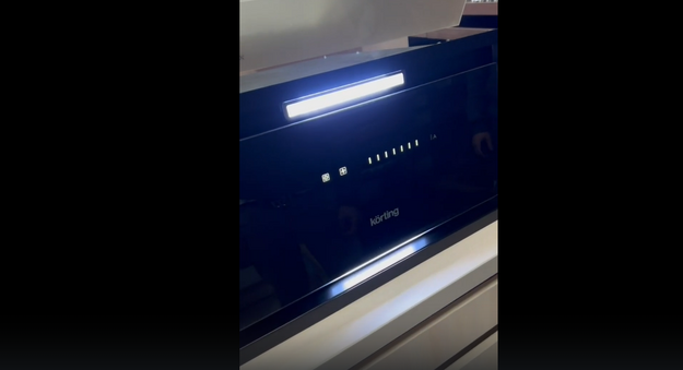 Полновстраиваемая вытяжка Korting KHI 6997 GB (video 1)