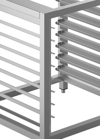Подставка под печь с направляющими для противней Smeg TVL425 (preview 4)