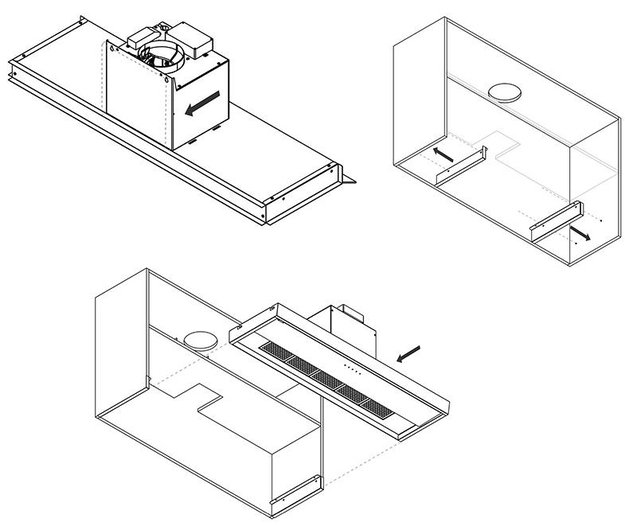 Встраиваемая вытяжка Pando TIS/60 CR.BLANCO V.850 (preview 7)