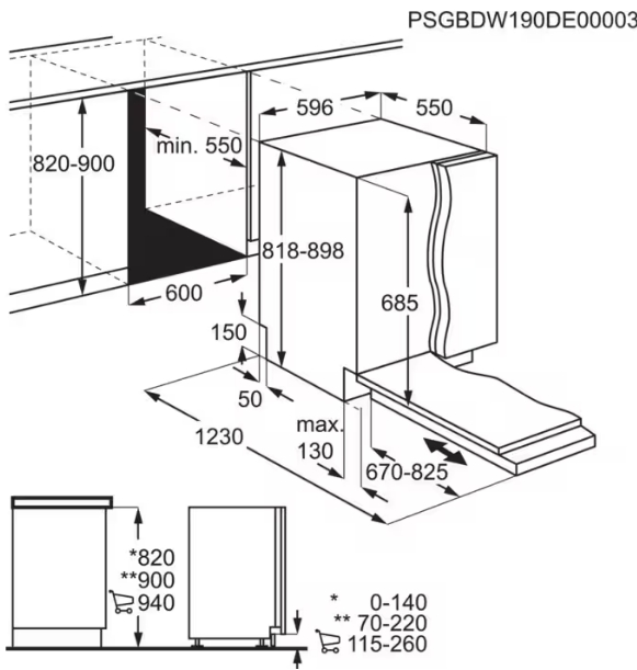 Встраиваемая посудомоечная машина AEG FSE74738P (preview 7)