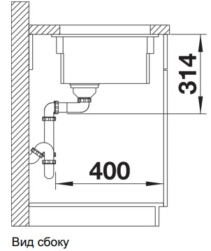 Мойка Blanco ETAGON 500-U SILGRANIT PuraDur антрацит (preview 3)