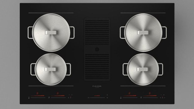 Варочная панель с встроенной вытяжкой Fulgor Milano FCLHD 8041 HID TS BK2 (preview 8)