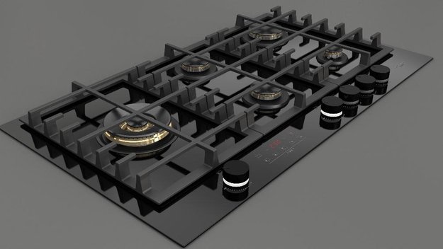 Варочная панель Fulgor Milano FCLH 905 G T WK BK (preview 2)