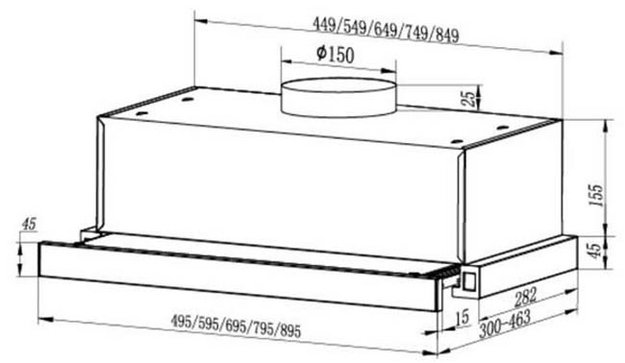 Вытяжка Faber AMPIRA WH 90 (preview 10)