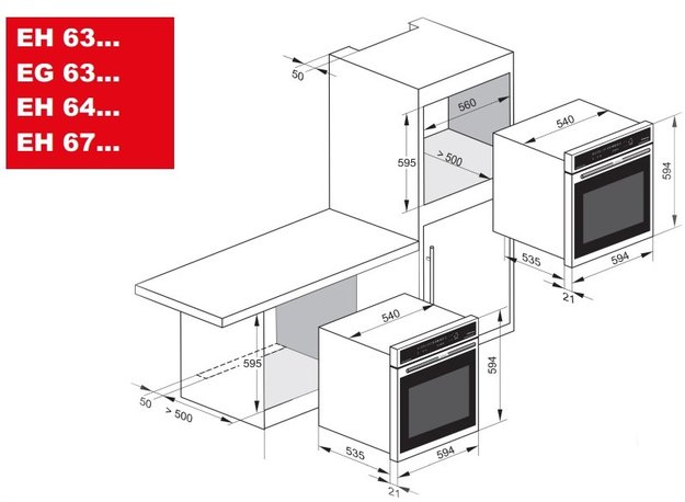 Духовой шкаф Kaiser EH 6432 ELFBE ECO (preview 12)