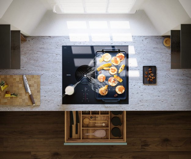 Индукционная варочная панель со встроенной вытяжкой BORA PURSU2R (preview 3)