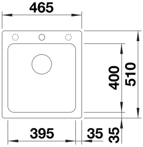 Мойка BLANCO NAYA 45 Silgranit антрацит (preview 2)